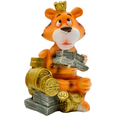 Фигурка декоративная Home Story Тигр с короной Фигурка декоративная Home Story Тигр с короной