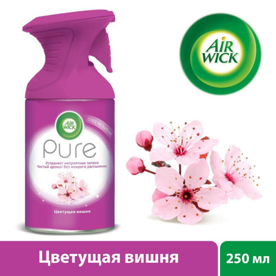 Освежитель воздуха Air Wick Пюр Цветущая вишня, 250мл Освежитель воздуха Air Wick Пюр Цветущая вишня, 250мл