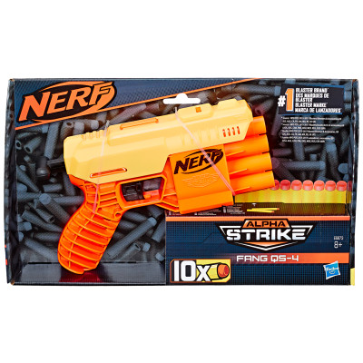Бластер Nerf Alpha Strike Fang QS 4 E6973 Бластер Nerf Alpha Strike Fang QS 4 E6973