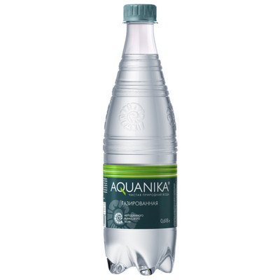 Вода Aquanika минеральная питьевая столовая газированная, 618мл Вода Aquanika минеральная питьевая столовая газированная, 618мл