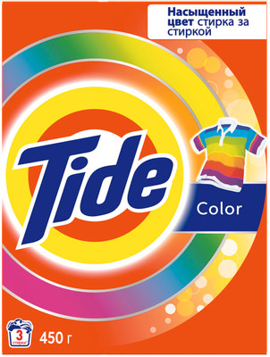 Порошок стиральный Tide Color автомат, 450г Порошок стиральный Tide Color автомат, 450г