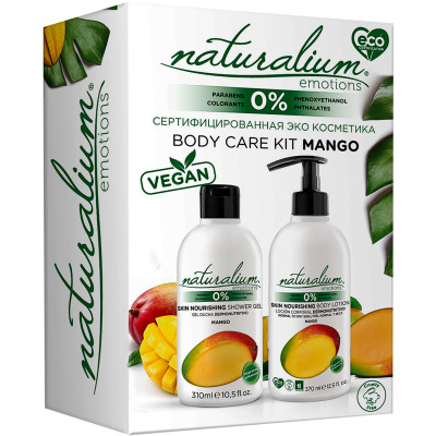 Набор Naturalium Emotions Манго гель-крем для душа + лосьон для тела Набор Naturalium Emotions Манго гель-крем для душа + лосьон для тела