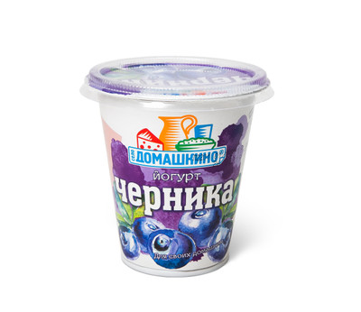 Йогурт Село Домашкино фруктовый черника 2.5%, 290г Йогурт Село Домашкино фруктовый черника 2.5%, 290г