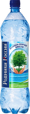 Вода Родники России минеральная столовая негазированная, 1.5л Вода Родники России минеральная столовая негазированная, 1.5л