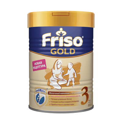 Смесь Friso 3 Gold Locknutri молочная с 12 месяцев, 800г Смесь Friso 3 Gold Locknutri молочная с 12 месяцев, 800г