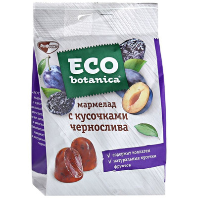 Мармелад Eco Botanica с кусочками чернослива, 200г Мармелад Eco Botanica с кусочками чернослива, 200г
