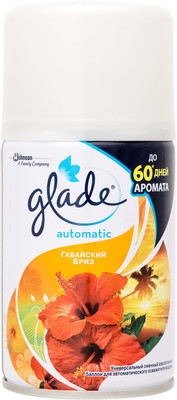 Сменный баллон для Glade Автоматик Гавайский бриз, 269мл Сменный баллон для Glade Автоматик Гавайский бриз, 269мл