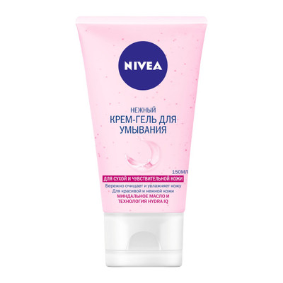 Крем-гель для умывания Nivea Aqua Effect Нежный для сухой и чувствительной кожи, 150мл Крем-гель для умывания Nivea Aqua Effect Нежный для сухой и чувствительной кожи, 150мл