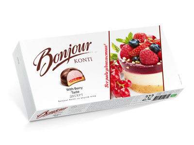 Десерт Bonjour со вкусом ягод, 232г Десерт Bonjour со вкусом ягод, 232г