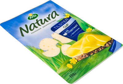 Сыр Arla Natura Тильзитер ломтики 45%, 150г Сыр Arla Natura Тильзитер ломтики 45%, 150г