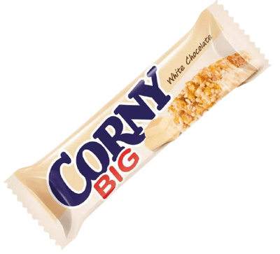 Батончик злаковый Corny белый шоколад, 40г Батончик злаковый Corny белый шоколад, 40г