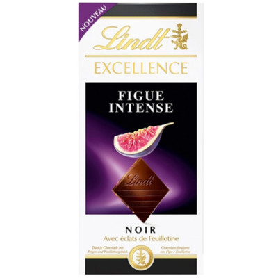 Шоколад тёмный Lindt с инжиром, 100г Шоколад тёмный Lindt с инжиром, 100г