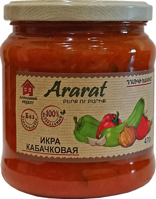 Икра Арарат кабачковая стерилизованная, 470г Икра Арарат кабачковая стерилизованная, 470г