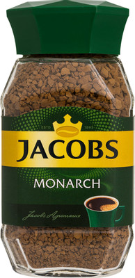 Кофе Jacobs Monarch Intense натуральный растворимый сублимированный, 47.5г Кофе Jacobs Monarch Intense натуральный растворимый сублимированный, 47.5г