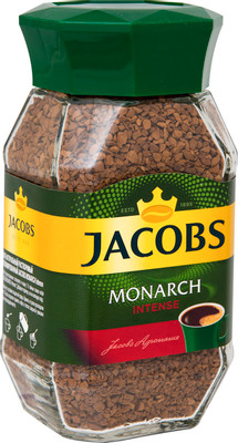 Кофе Jacobs Monarch Intense натуральный растворимый сублимированный, 95г Кофе Jacobs Monarch Intense натуральный растворимый сублимированный, 95г