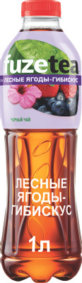 Холодный чай Fuzetea чёрный со вкусом лесных ягод и гибискуса, 1л Холодный чай Fuzetea чёрный со вкусом лесных ягод и гибискуса, 1л