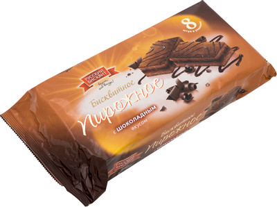 Пирожное Русский Бисквит с шоколадным вкусом, 240г Пирожное Русский Бисквит с шоколадным вкусом, 240г