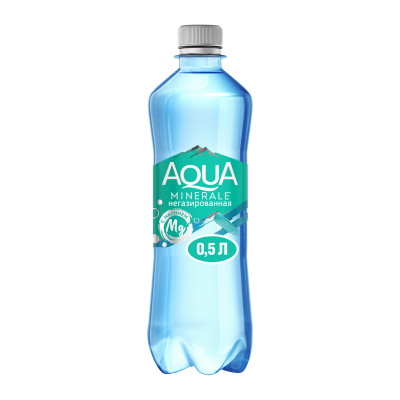 Вода Aqua Minerale питьевая с Магнием негазированная, 0,5л Вода Aqua Minerale питьевая с Магнием негазированная, 0,5л
