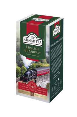 Чай Ahmad Tea Английски завтрак чёрный в пакетиках, 25х2г Чай Ahmad Tea Английски завтрак чёрный в пакетиках, 25х2г