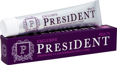 Зубная паста President Exclusive, 75мл Зубная паста President Exclusive, 75мл