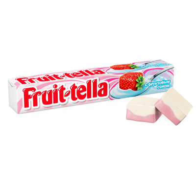 Конфеты Fruittella жевательные со вкусом клубничного йогурта, 41г Конфеты Fruittella жевательные со вкусом клубничного йогурта, 41г