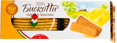 Печенье Бискотти Сырные палочки сдобное, 120г Печенье Бискотти Сырные палочки сдобное, 120г