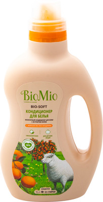Кондиционер для белья BioMio Мандарин концентрат, 1л Кондиционер для белья BioMio Мандарин концентрат, 1л
