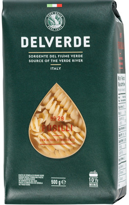 Макароны Delverde Fusilli №29 спирали, 500г Макароны Delverde Fusilli №29 спирали, 500г