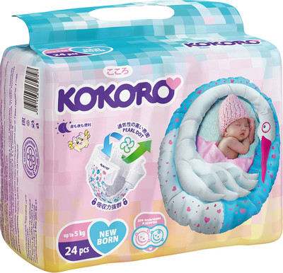 Подгузники Kokoro New born SS р.1 до 5кг, 24шт Подгузники Kokoro New born SS р.1 до 5кг, 24шт