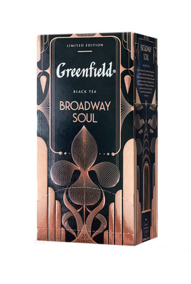 Чай Greenfield Broadway Soul чёрный с ароматом эстрагона и ванили, 25х1.5 г Чай Greenfield Broadway Soul чёрный с ароматом эстрагона и ванили, 25х1.5 г