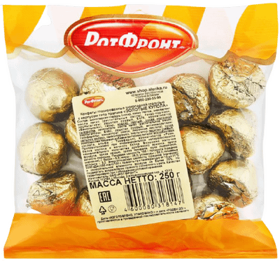 Конфеты Рот Фронт Золотые купола, 250г Конфеты Рот Фронт Золотые купола, 250г