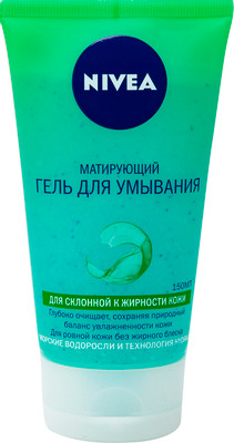 Гель для умывания Nivea матирующий, 150мл Гель для умывания Nivea матирующий, 150мл