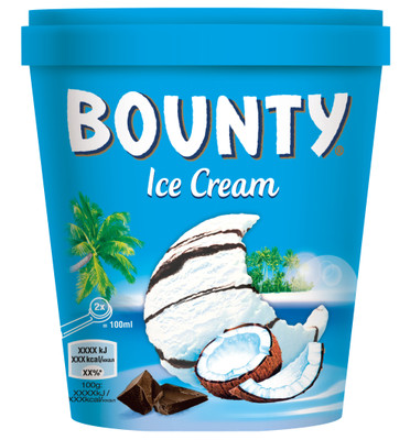 Мороженое Bounty с кокосовым молоком мякотью кокоса и молочным шоколадом 5%, 272г Мороженое Bounty с кокосовым молоком мякотью кокоса и молочным шоколадом 5%, 272г